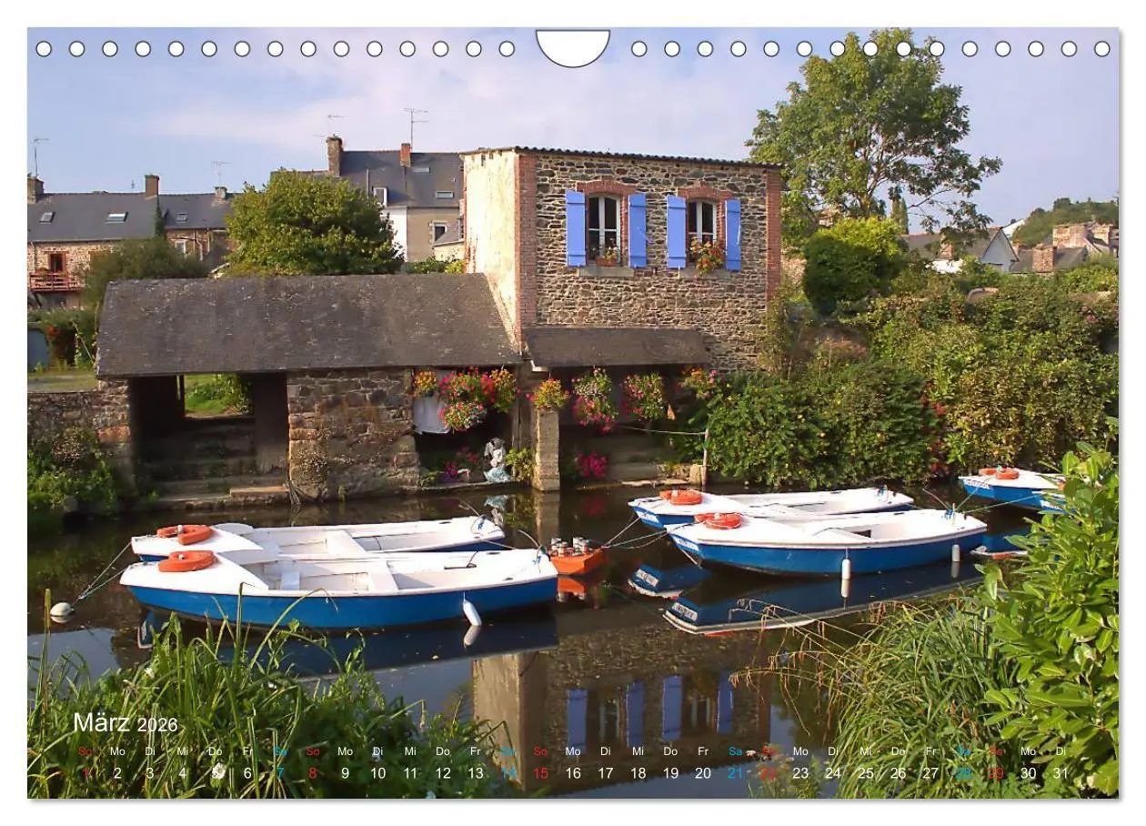 Bild: 9783516078954 | Bretagne - Sehnsucht in Blau (Wandkalender 2026 DIN A4 quer),...