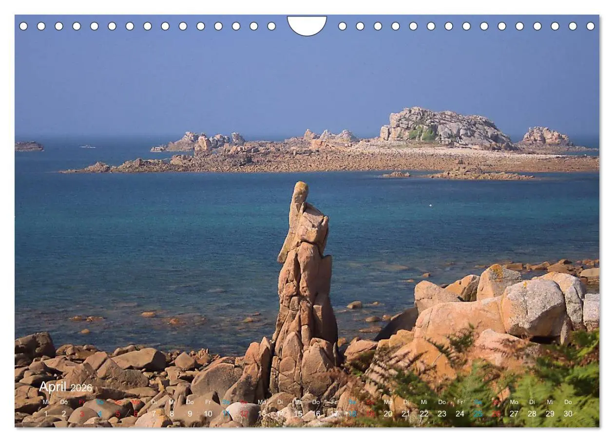 Bild: 9783516078954 | Bretagne - Sehnsucht in Blau (Wandkalender 2026 DIN A4 quer),...