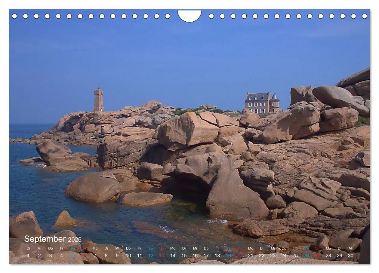 Bild: 9783516078954 | Bretagne - Sehnsucht in Blau (Wandkalender 2026 DIN A4 quer),...