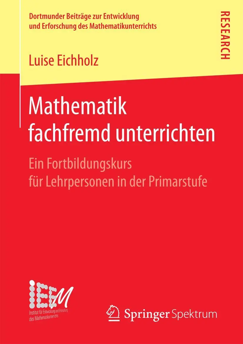 Cover: 9783658198954 | Mathematik fachfremd unterrichten | Luise Eichholz | Taschenbuch
