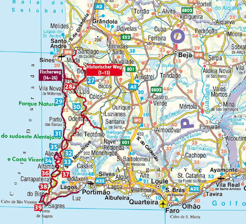Bild: 9783763348954 | Portugal Süd: Rota Vicentina | Franz Halbartschlager (u. a.) | Buch
