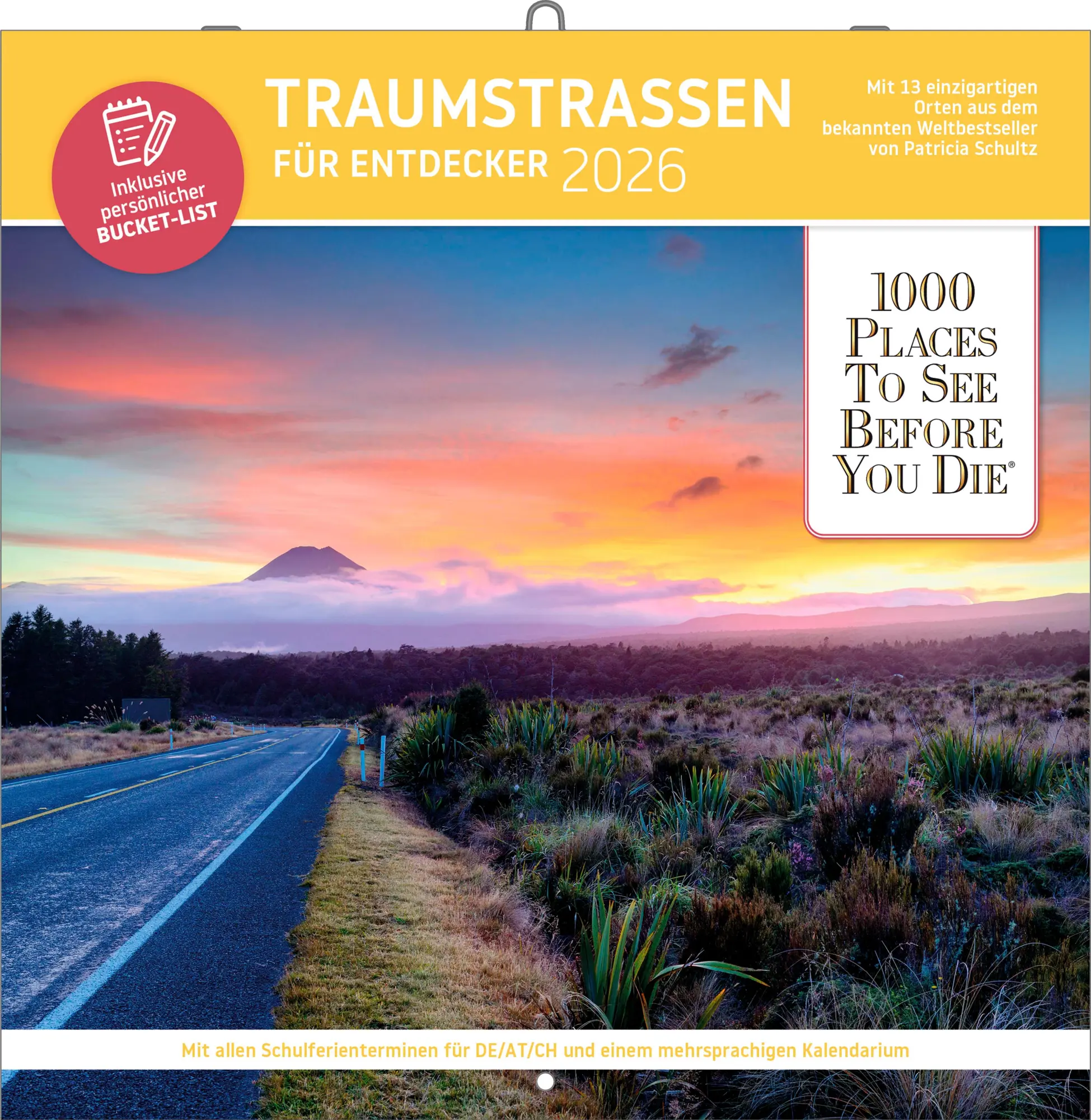 Cover: 9783961418954 | Traumstraßen für Entdecker - Broschürenkalender im Format 30 x 30
