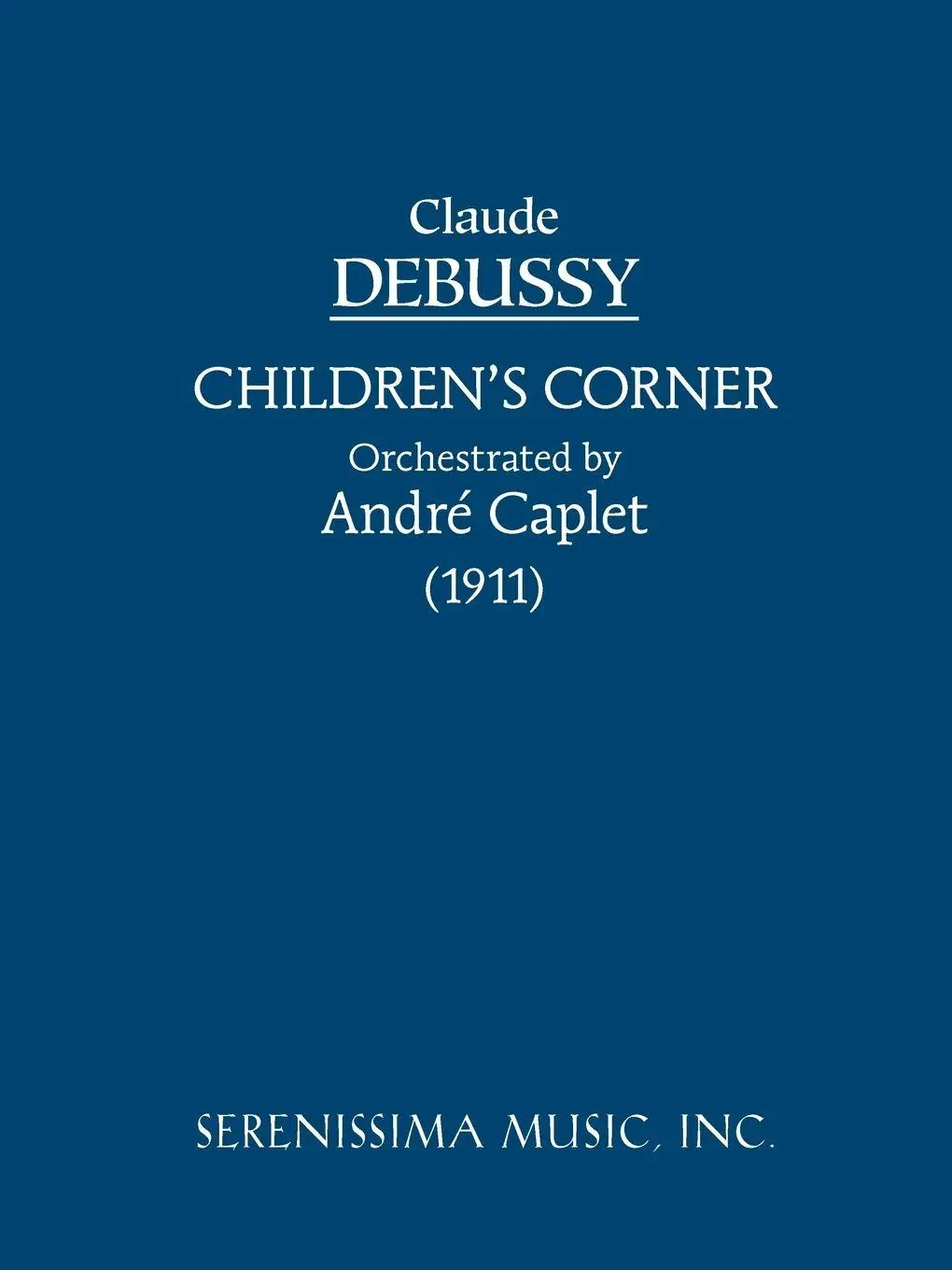 Cover: 9781932419054 | Children's Corner | Study score | Claude Debussy | Taschenbuch | 2003