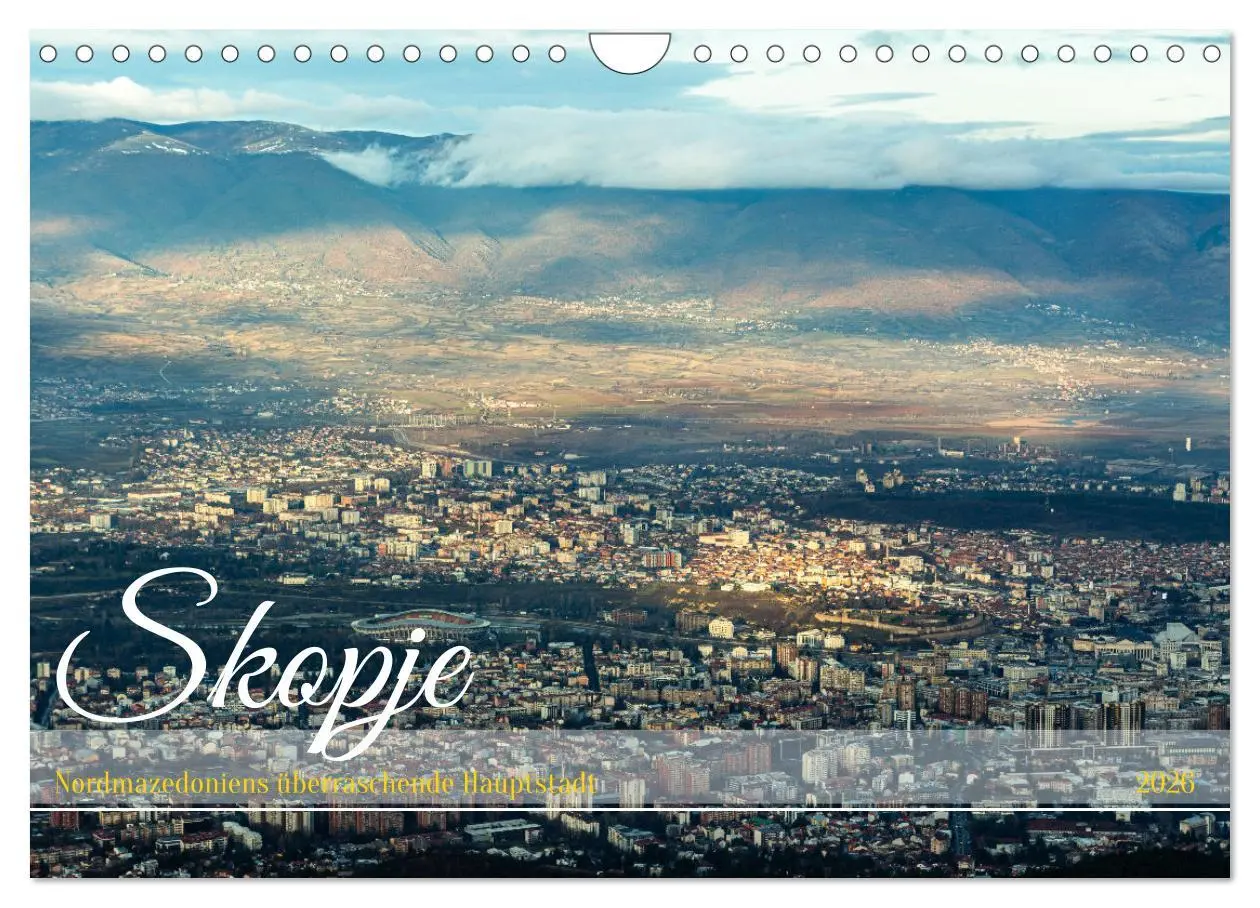 Cover: 9783457329054 | Skopje - Nordmazedoniens überraschende Hauptstadt (Wandkalender...