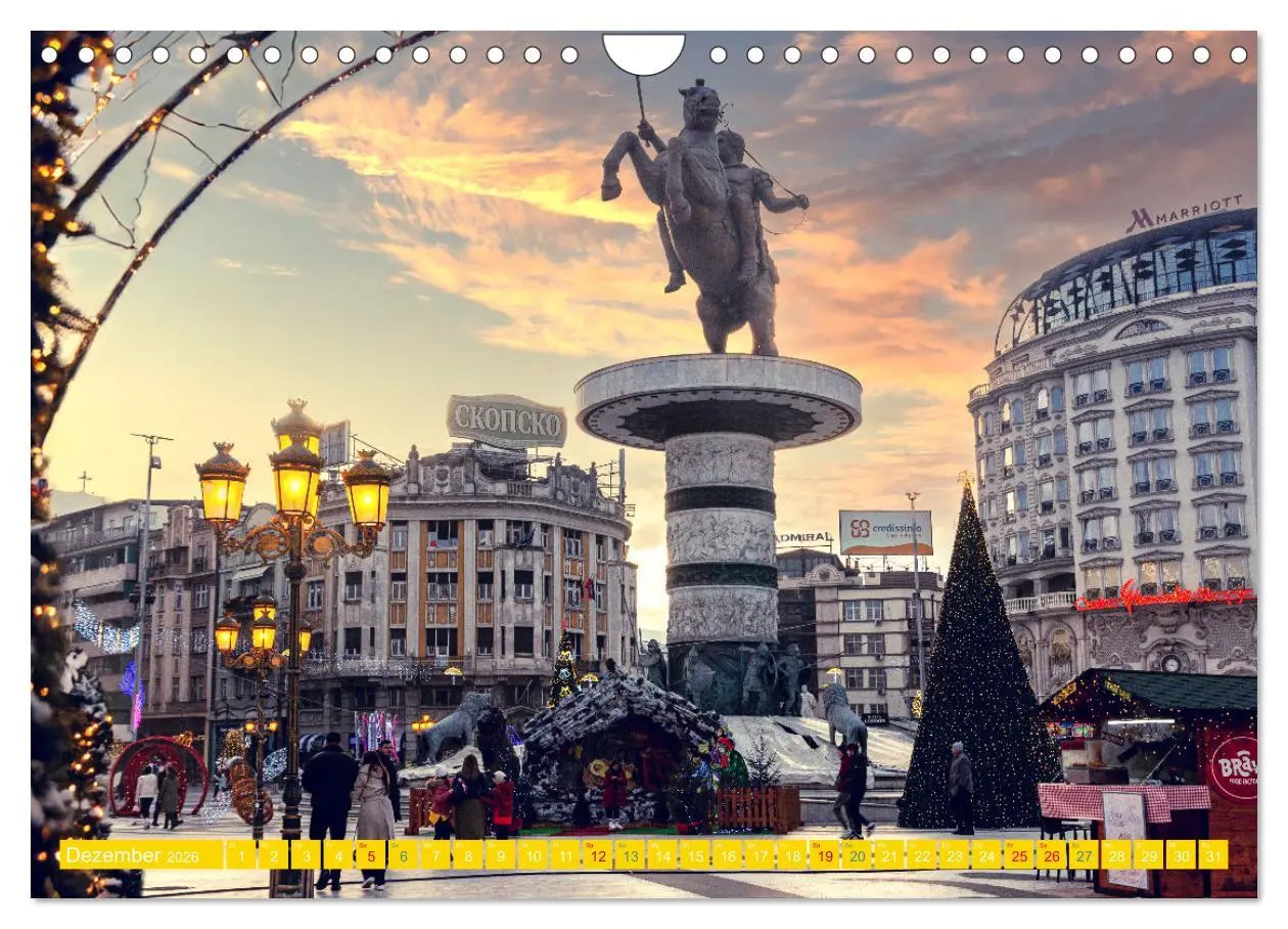 Bild: 9783457329054 | Skopje - Nordmazedoniens überraschende Hauptstadt (Wandkalender...
