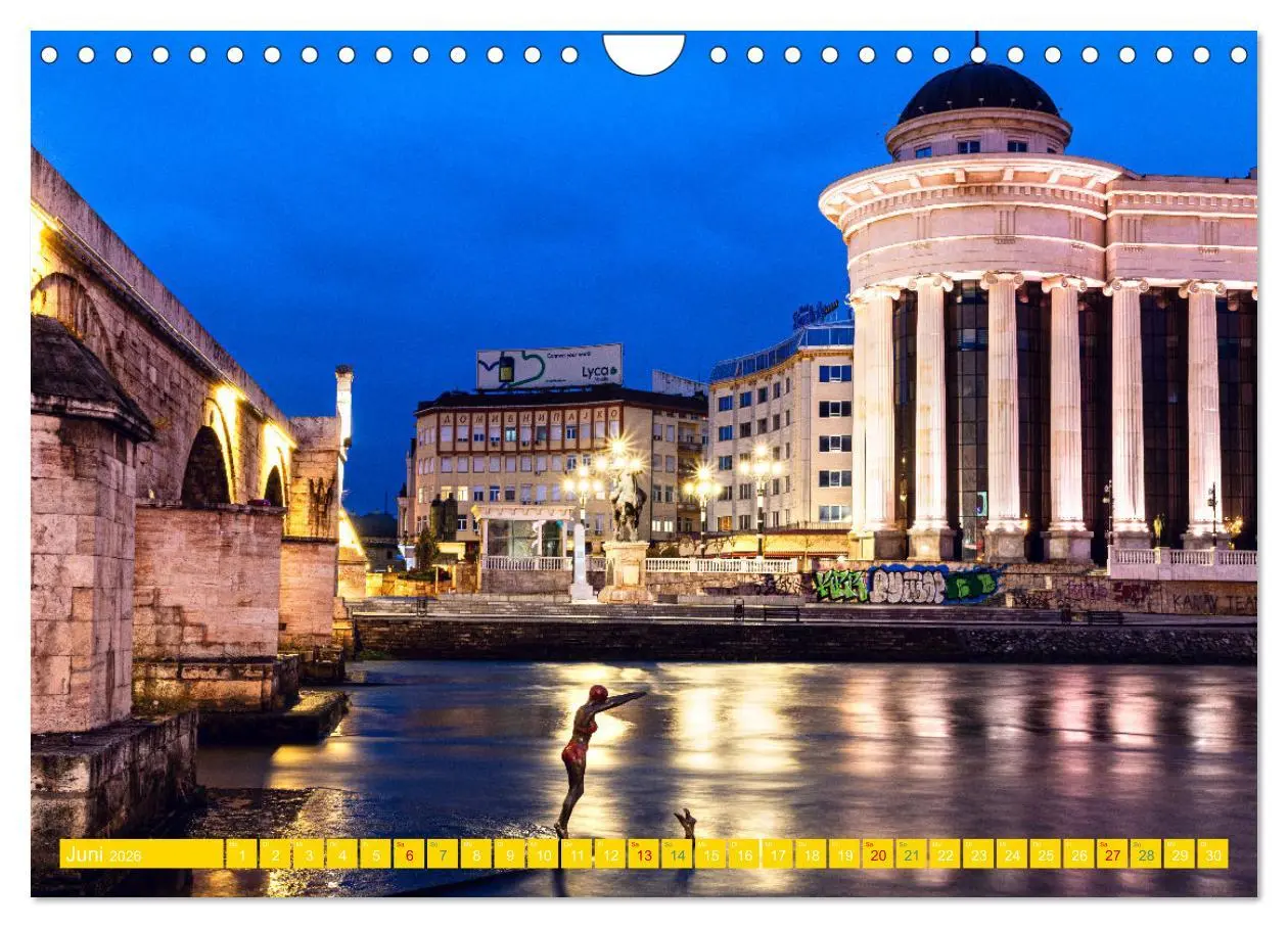 Bild: 9783457329054 | Skopje - Nordmazedoniens überraschende Hauptstadt (Wandkalender...