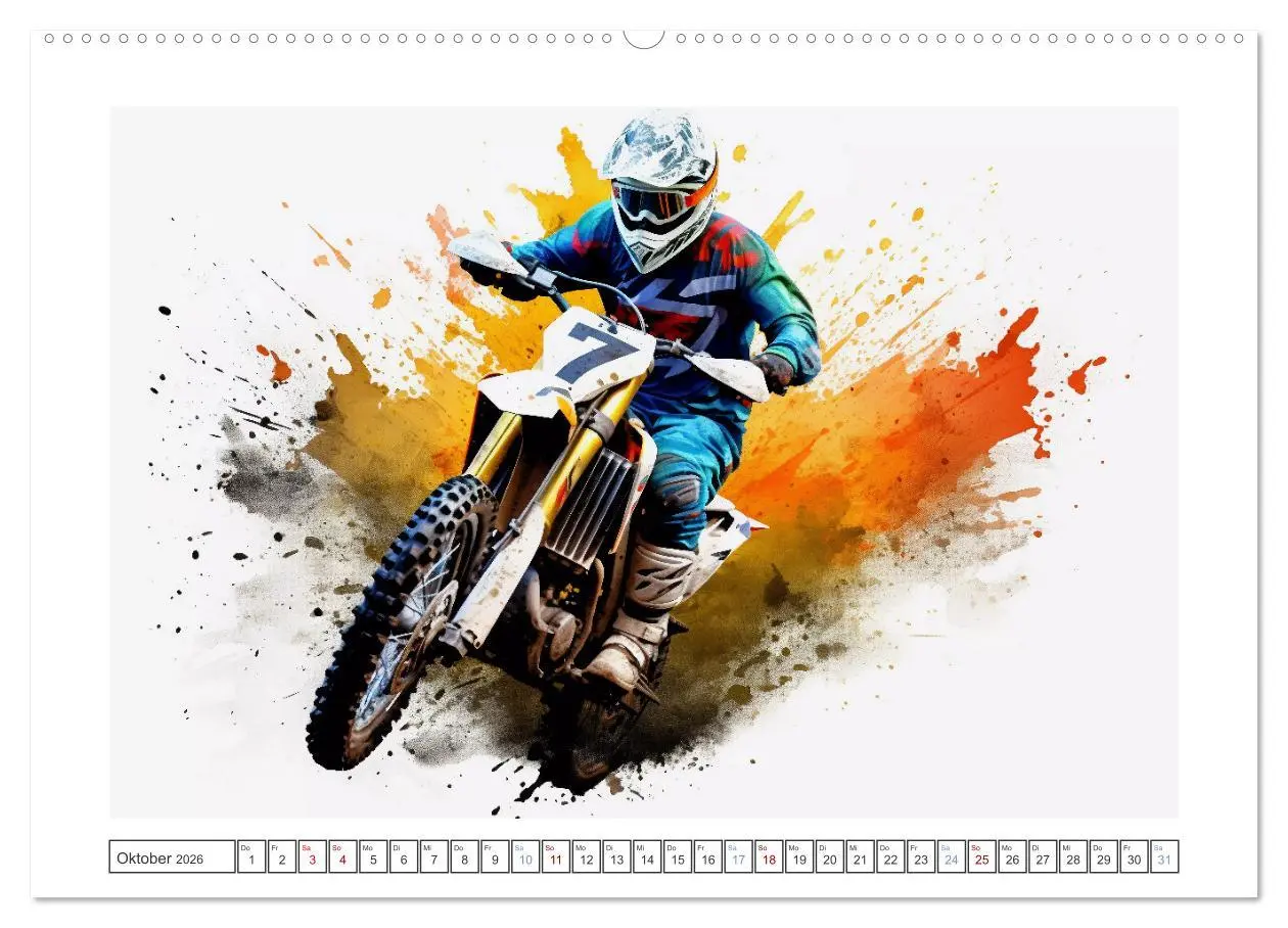 Bild: 9783457499054 | Motorcross Xtreme (Wandkalender 2026 DIN A2 quer), CALVENDO...