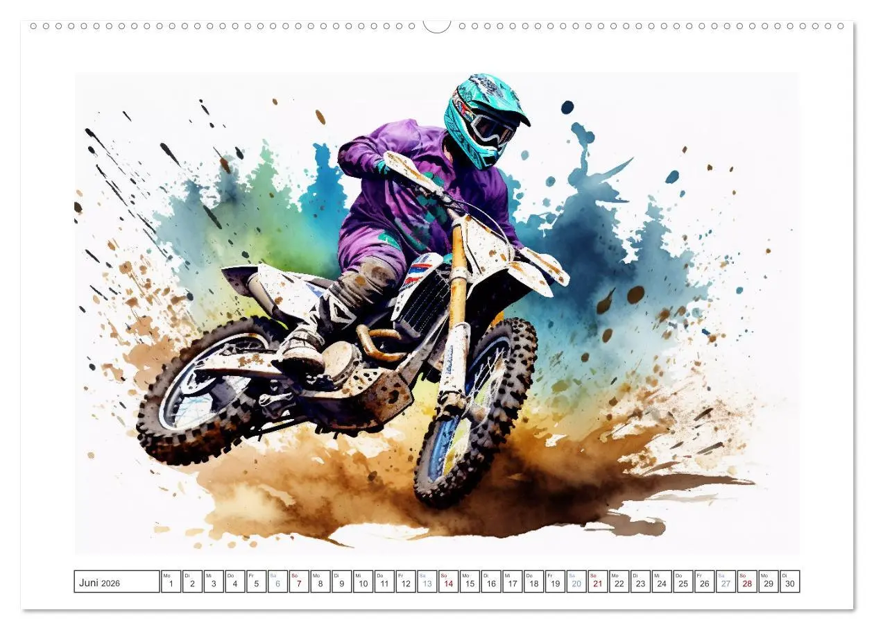 Bild: 9783457499054 | Motorcross Xtreme (Wandkalender 2026 DIN A2 quer), CALVENDO...