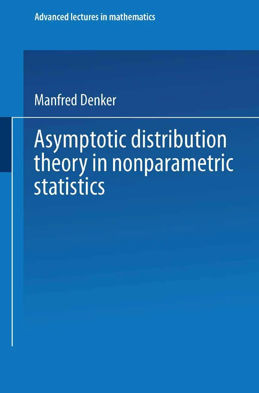 Cover: 9783528089054 | Asymptotic Distribution Theory in Nonparametric Statistics | Denker
