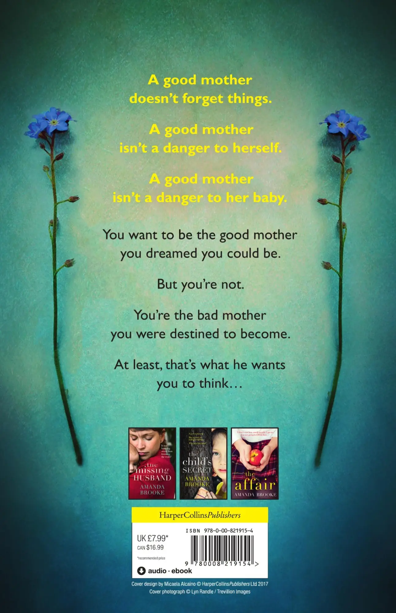 Rückseite: 9780008219154 | The Bad Mother | Amanda Brooke | Taschenbuch | Kartoniert / Broschiert