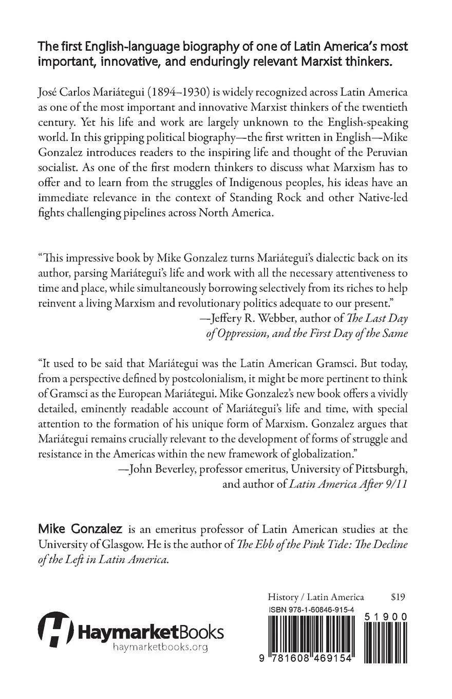 Rückseite: 9781608469154 | In The Red Corner | The Marxism of Jose Carlos Mariategui | Gonzalez
