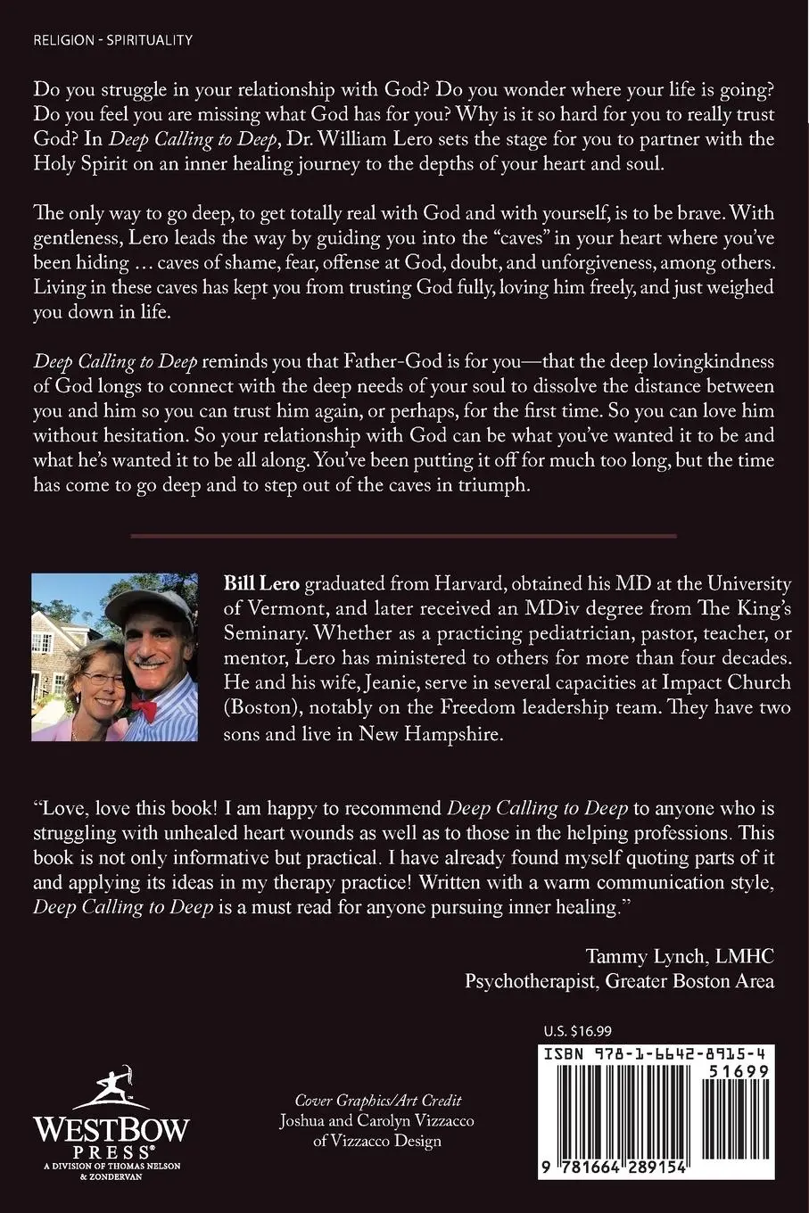 Rückseite: 9781664289154 | DEEP CALLING TO DEEP | Overcoming the Struggles to Trust God | Lero