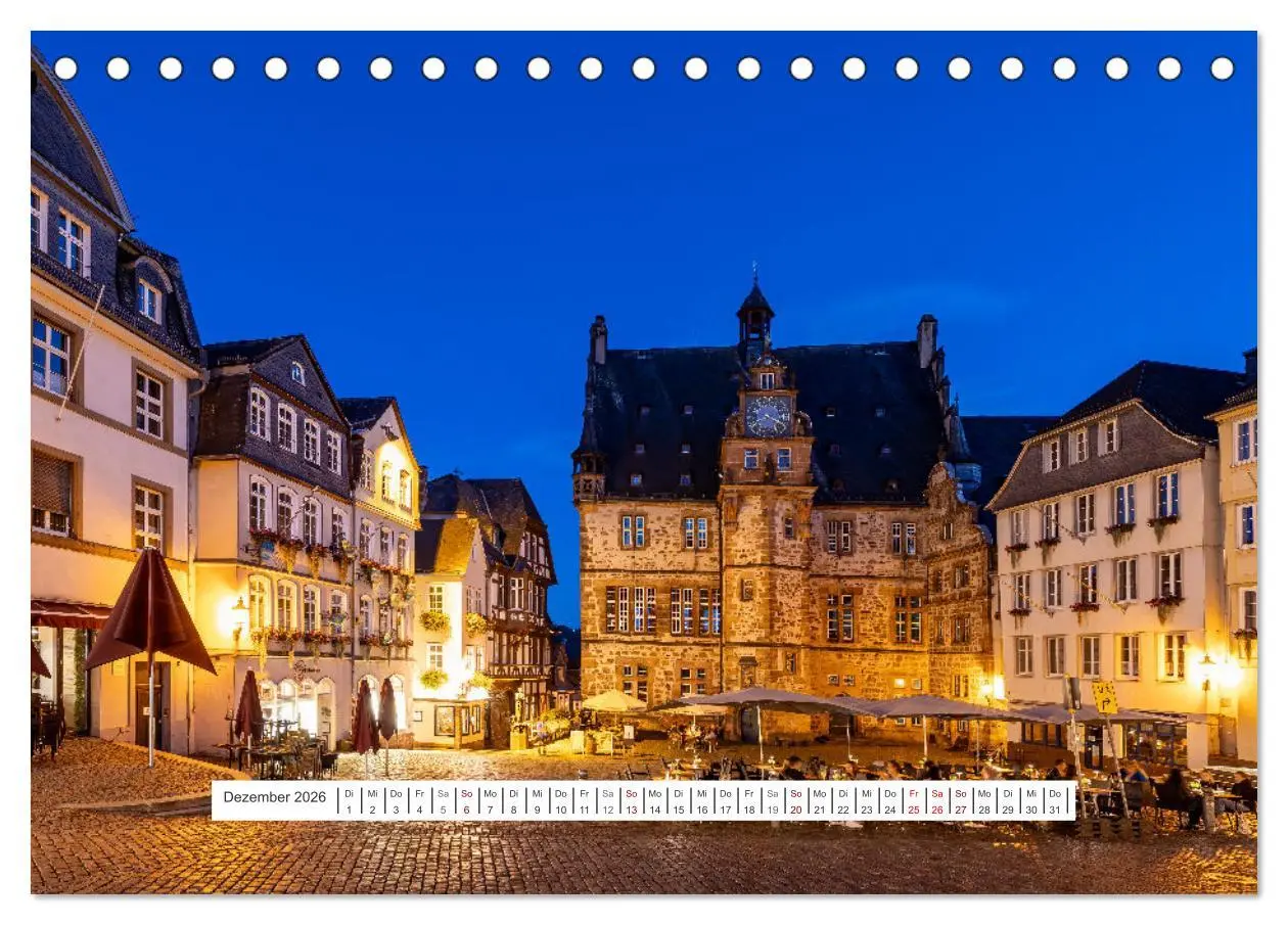 Bild: 9783457249154 | Mein historisches Marburg (Tischkalender 2026 DIN A5 quer),...