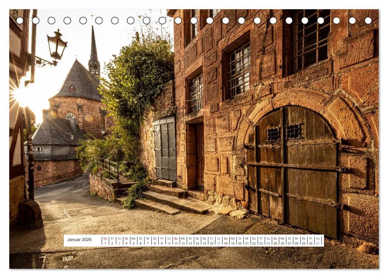 Bild: 9783457249154 | Mein historisches Marburg (Tischkalender 2026 DIN A5 quer),...