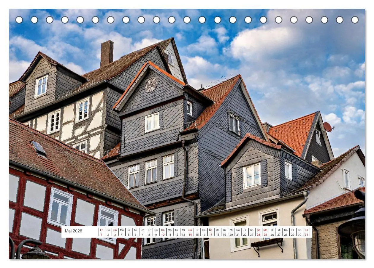 Bild: 9783457249154 | Mein historisches Marburg (Tischkalender 2026 DIN A5 quer),...