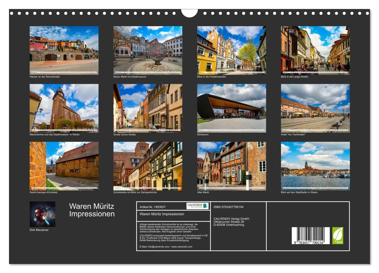 Bild: 9783457799154 | Waren Müritz Impressionen (Wandkalender 2026 DIN A3 quer), CALVENDO...