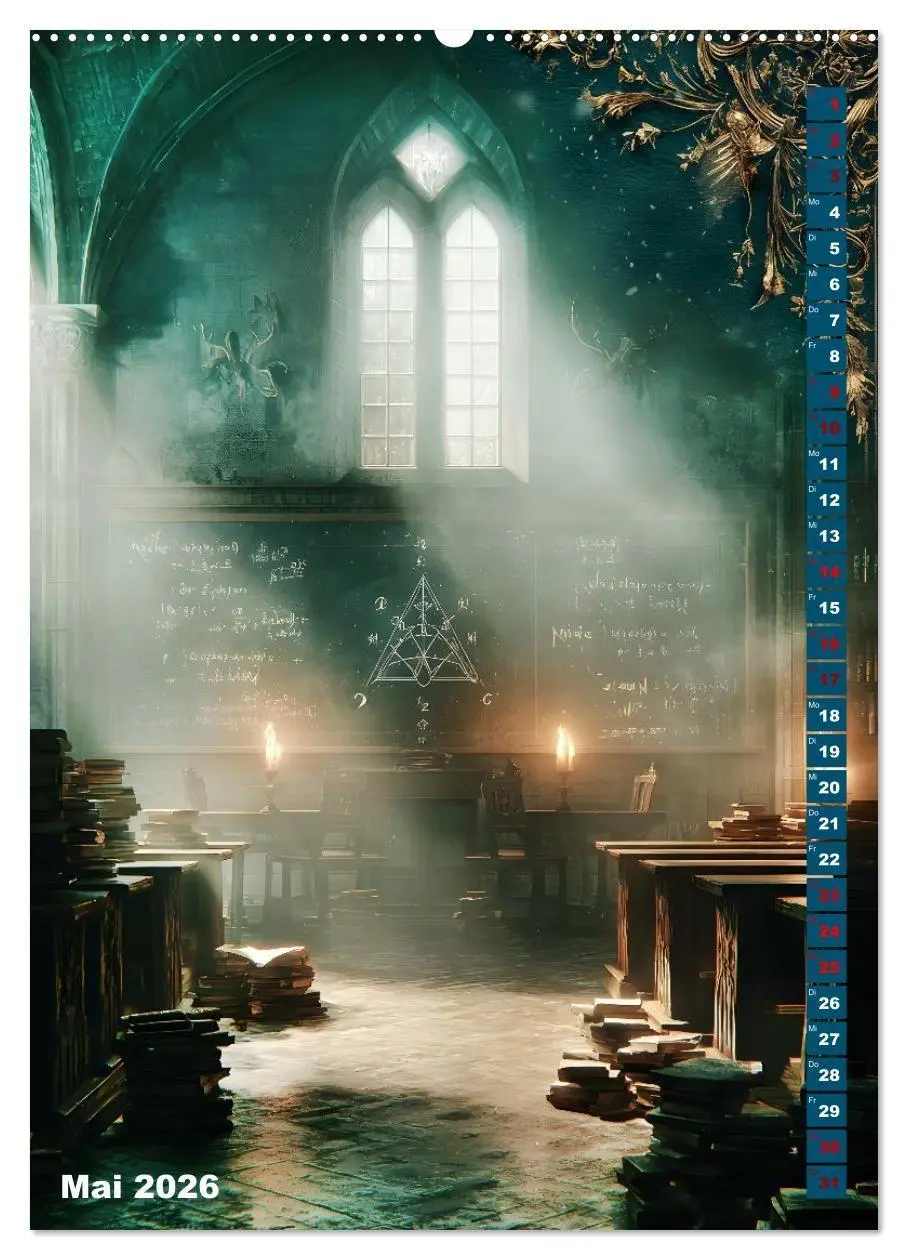 Bild: 9783516719154 | Umbrae Libri (hochwertiger Premium Wandkalender 2026 DIN A2 hoch),...