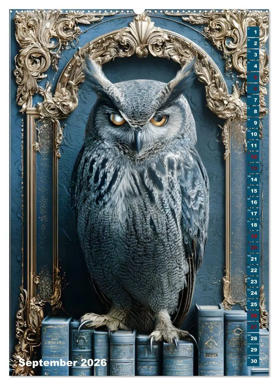Bild: 9783516719154 | Umbrae Libri (hochwertiger Premium Wandkalender 2026 DIN A2 hoch),...