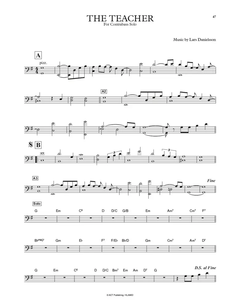 Bild: 9783865439154 | 20 Impromptus for Piano + 1 solo piece for Contrabass | Danielsson
