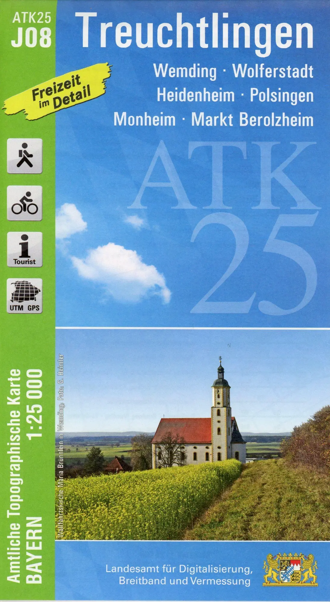 Cover: 9783899339154 | Kitzingen 1:25 000 | Digitalisierung | (Land-)Karte | Deutsch | 2021