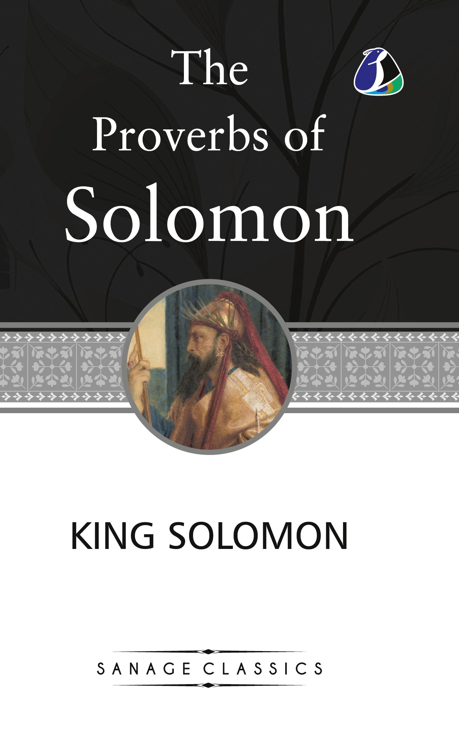 Cover: 9789362059154 | The Proverbs of Solomon (Deluxe Hardcover Book) | King Solomon | Buch
