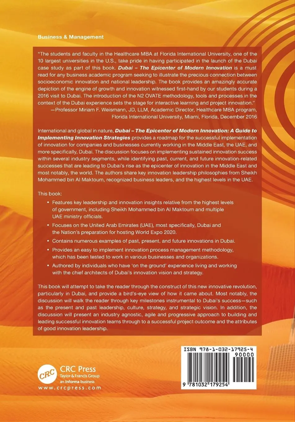 Rückseite: 9781032179254 | Dubai - The Epicenter of Modern Innovation | Kennedy (u. a.) | Buch