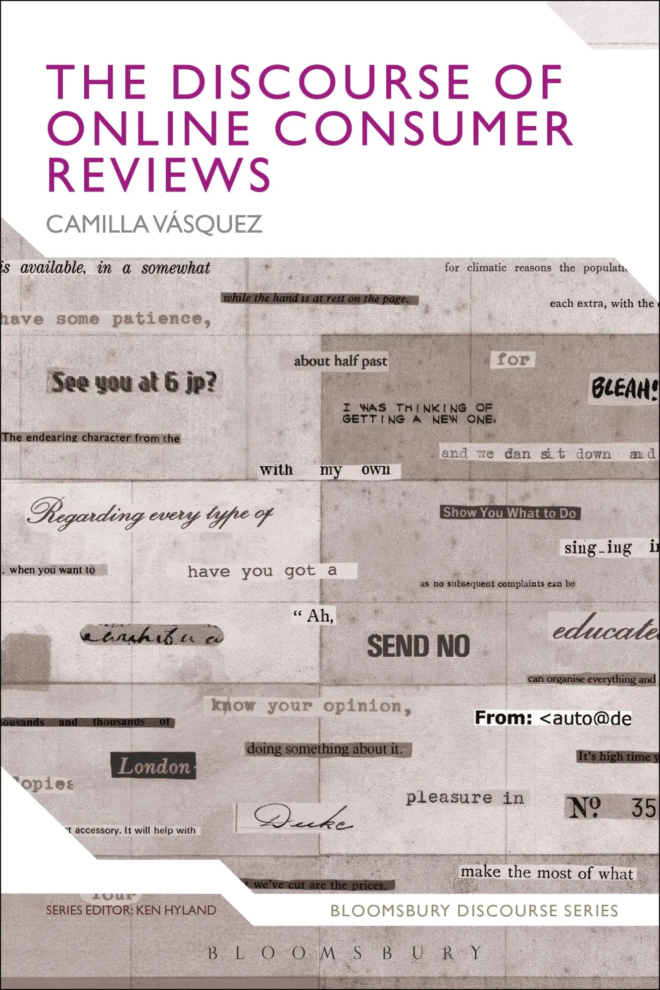 Cover: 9781474269254 | The Discourse of Online Consumer Reviews | Camilla Vasquez | Buch