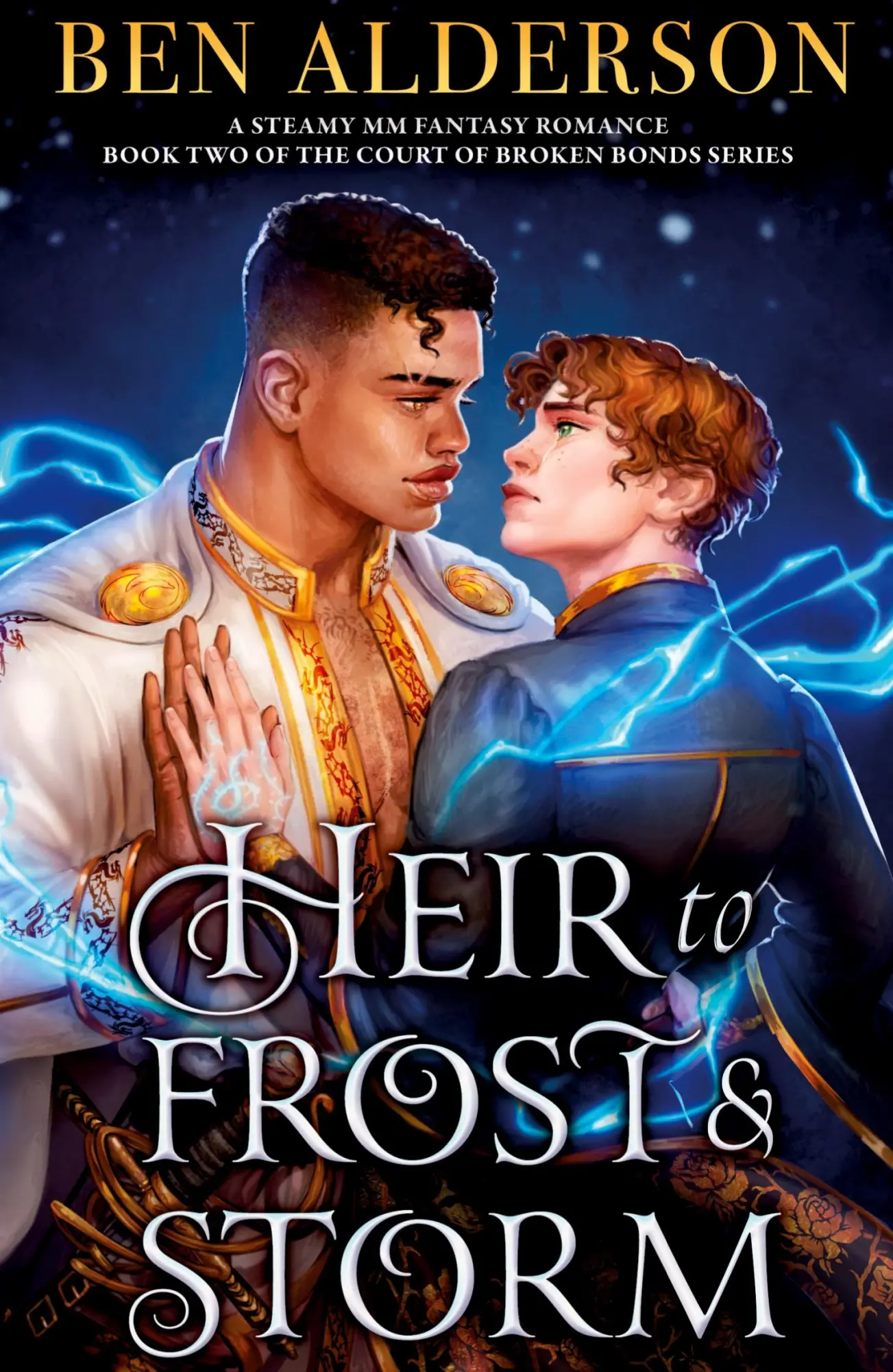 Cover: 9781837909254 | Heir to Frost and Storm | A steamy MM fantasy romance | Ben Alderson