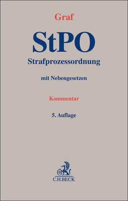 Strafprozessordnung StPO