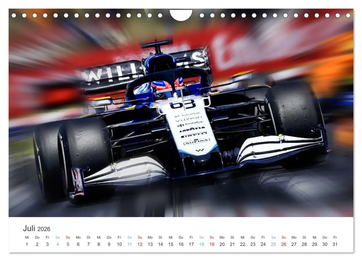 Bild: 9783457619254 | Formel 1 - Die Königsklasse (Wandkalender 2026 DIN A4 quer),...