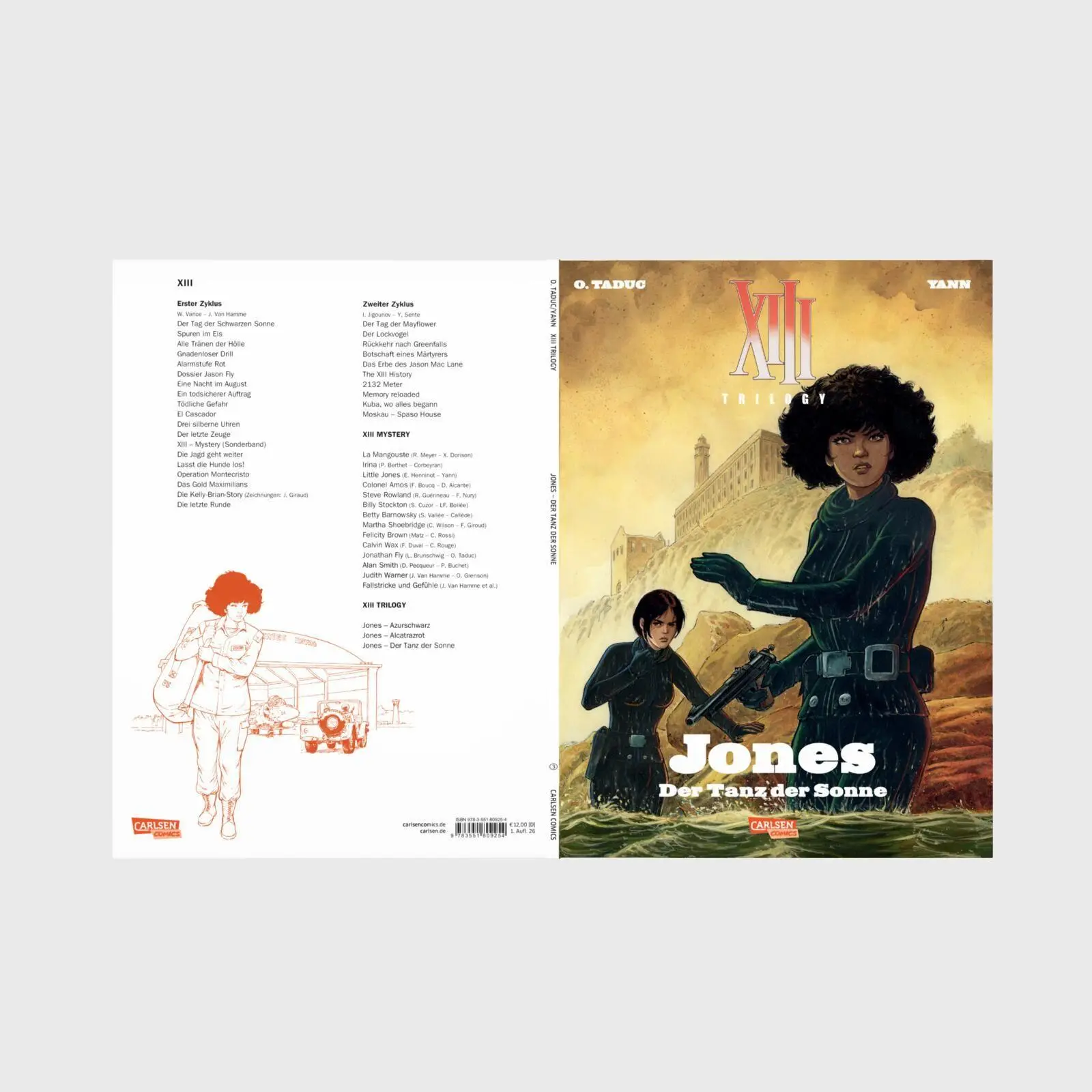 Bild: 9783551809254 | XIII Trilogy 3: Jones: Der Tanz der Sonne | Yann | Taschenbuch | 48 S.