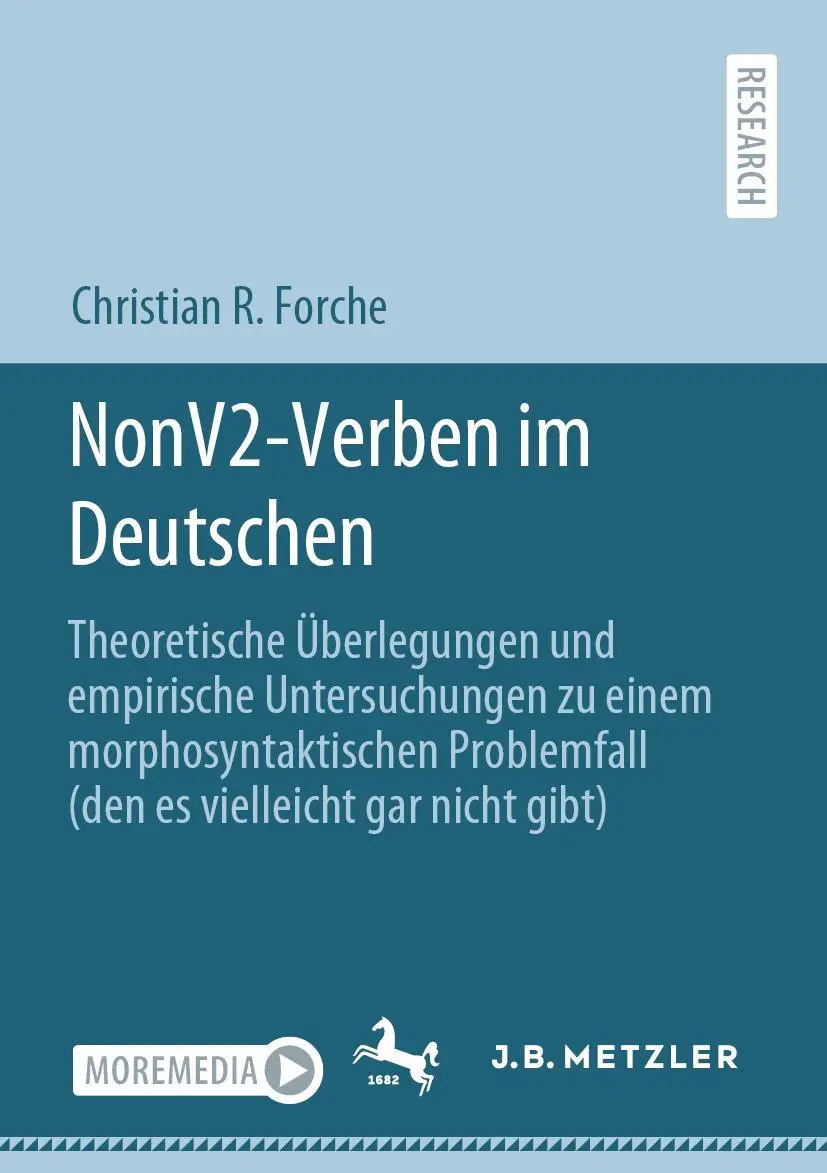 Cover: 9783662619254 | NonV2-Verben im Deutschen | Christian R. Forche | Taschenbuch | xi