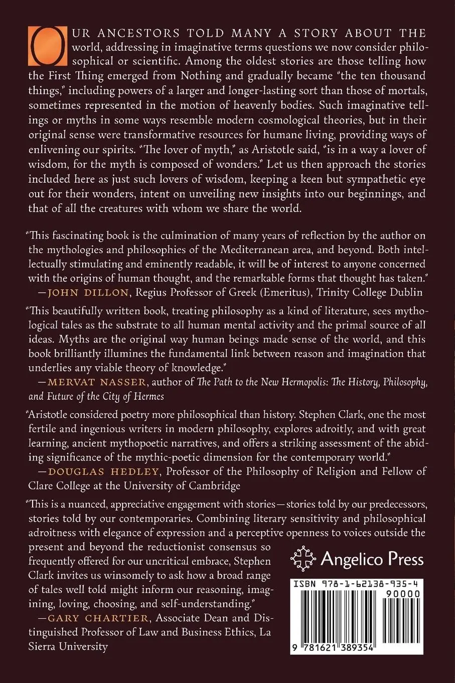 Rückseite: 9781621389354 | How the Worlds Became | Philosophy and the Oldest Stories | Clark