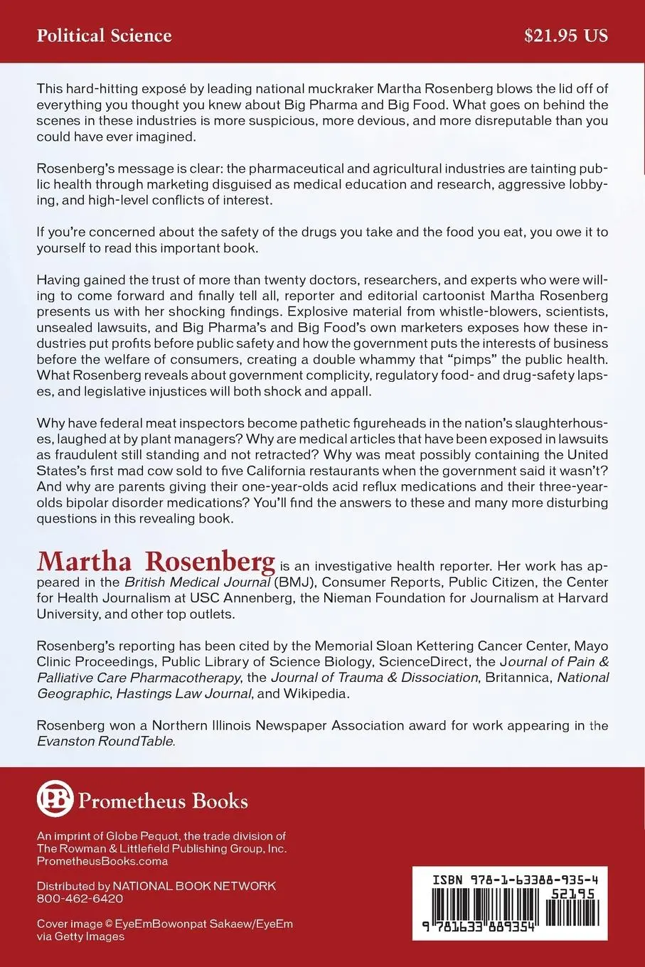 Rückseite: 9781633889354 | Big Food, Big Pharma, Big Lies | Martha Rosenberg | Taschenbuch | 2023