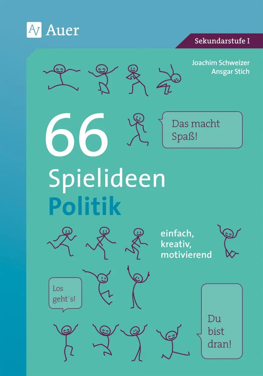 Cover: 9783403079354 | 66 Spielideen Politik | Joachim Schweizer (u. a.) | Taschenbuch | 2017