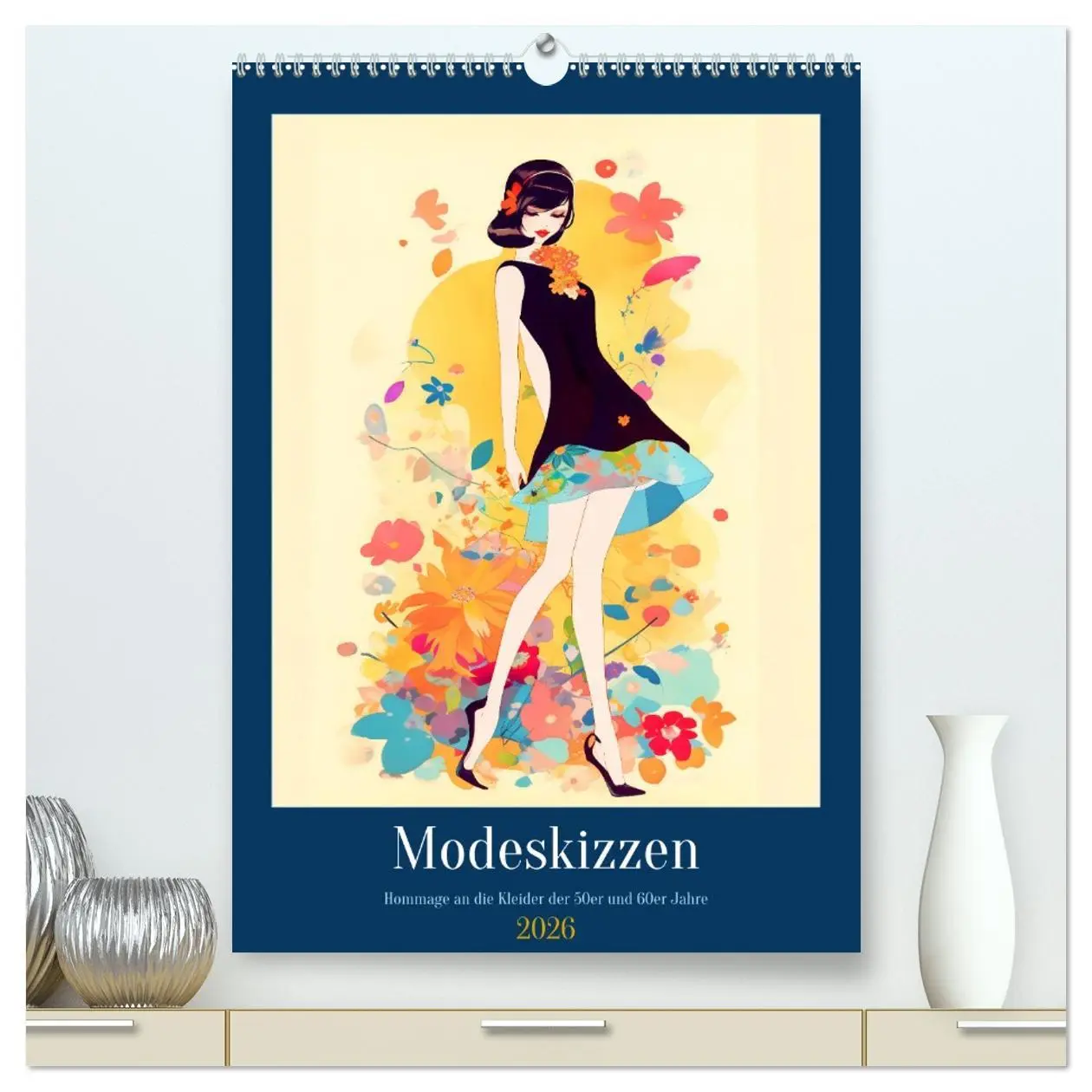 Cover: 9783516319354 | Modeskizzen - Hommage an die Kleider der 50er und 60er Jahre...