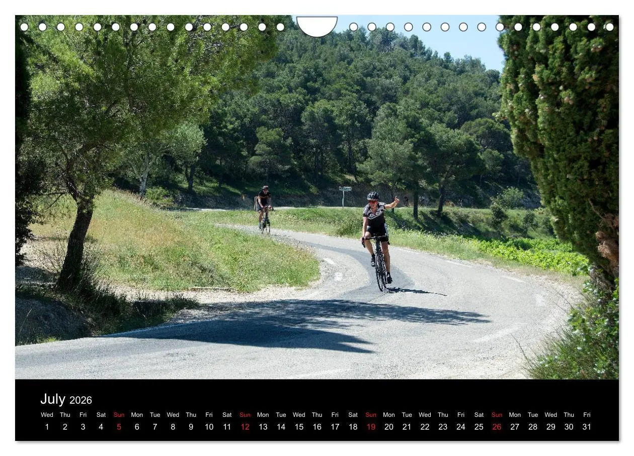Bild: 9783516559354 | Mont Ventoux by race bike (Wall Calendar 2026 DIN A4 landscape),...