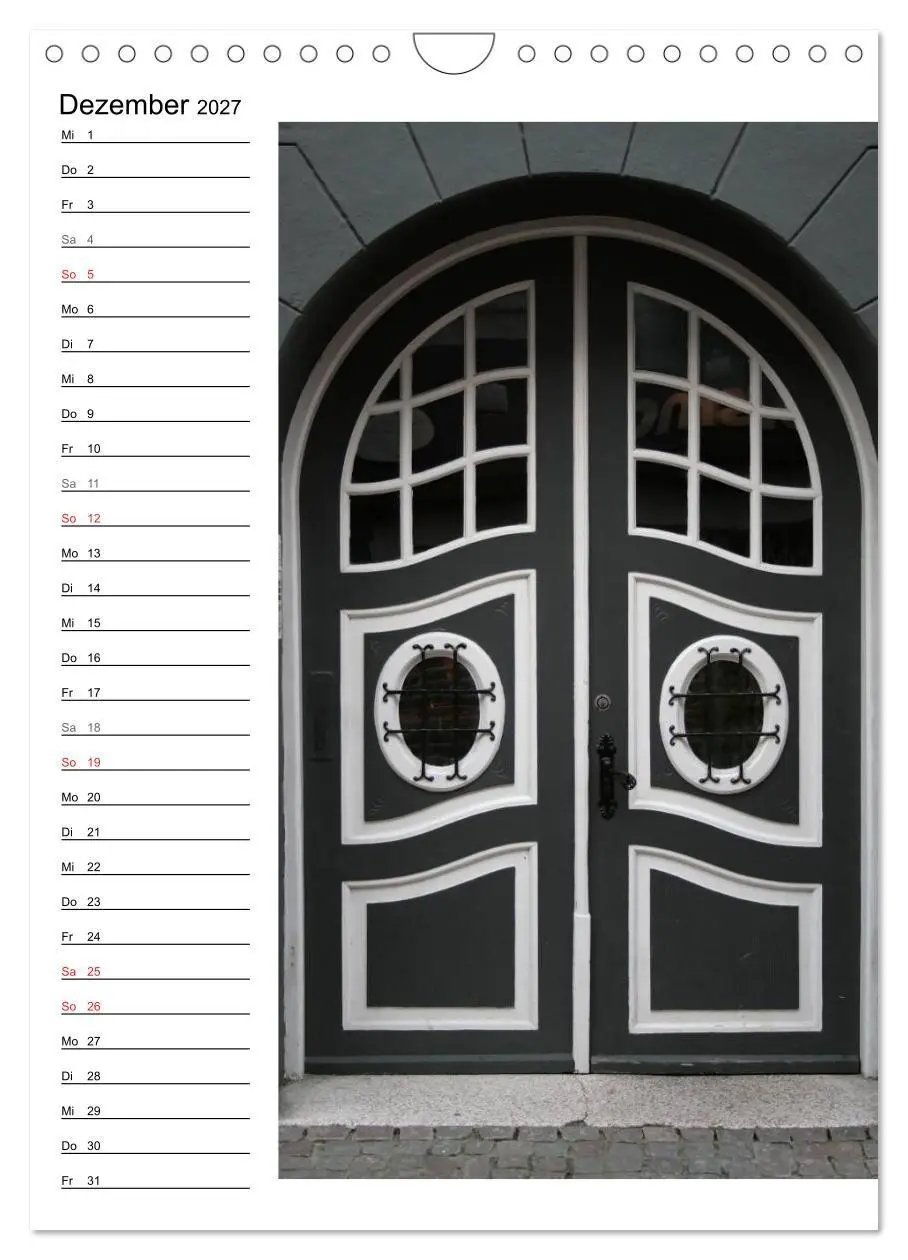 Bild: 9783569959354 | Alte Dänische Türen (Wandkalender 2027 DIN A4 hoch), CALVENDO...