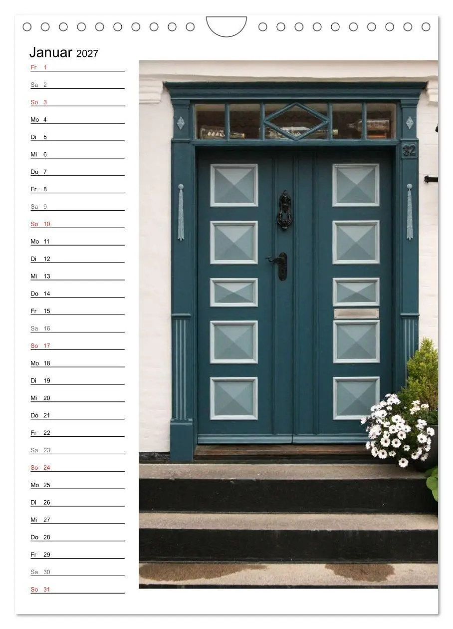 Bild: 9783569959354 | Alte Dänische Türen (Wandkalender 2027 DIN A4 hoch), CALVENDO...
