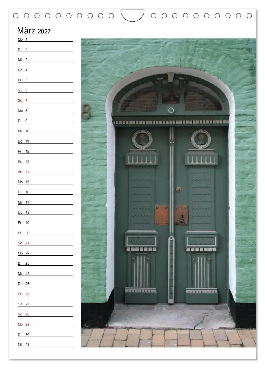 Bild: 9783569959354 | Alte Dänische Türen (Wandkalender 2027 DIN A4 hoch), CALVENDO...