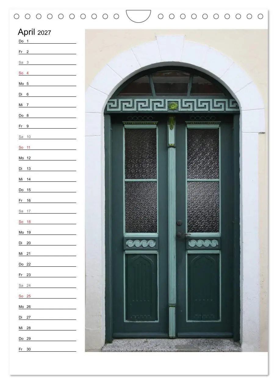 Bild: 9783569959354 | Alte Dänische Türen (Wandkalender 2027 DIN A4 hoch), CALVENDO...