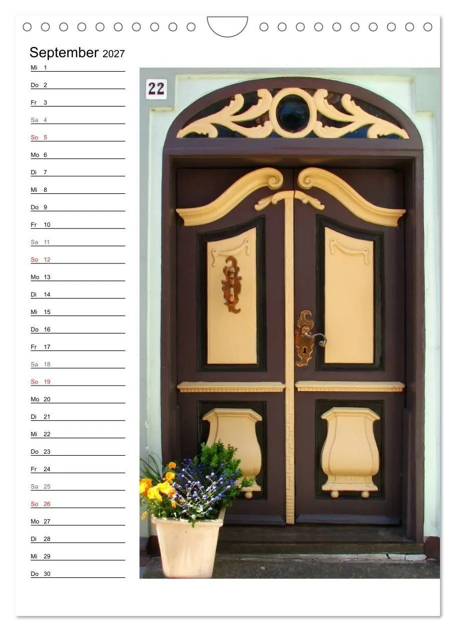 Bild: 9783569959354 | Alte Dänische Türen (Wandkalender 2027 DIN A4 hoch), CALVENDO...