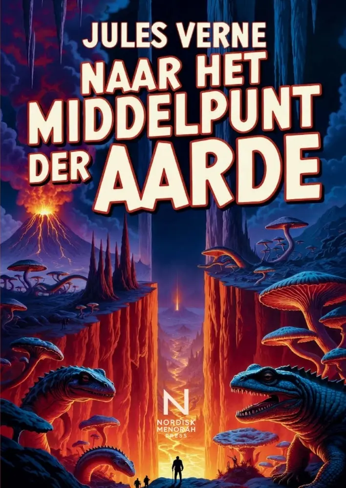 Cover: 9789403859354 | Naar het middelpunt der Aarde | Een wetenschappelijk avontuurroman