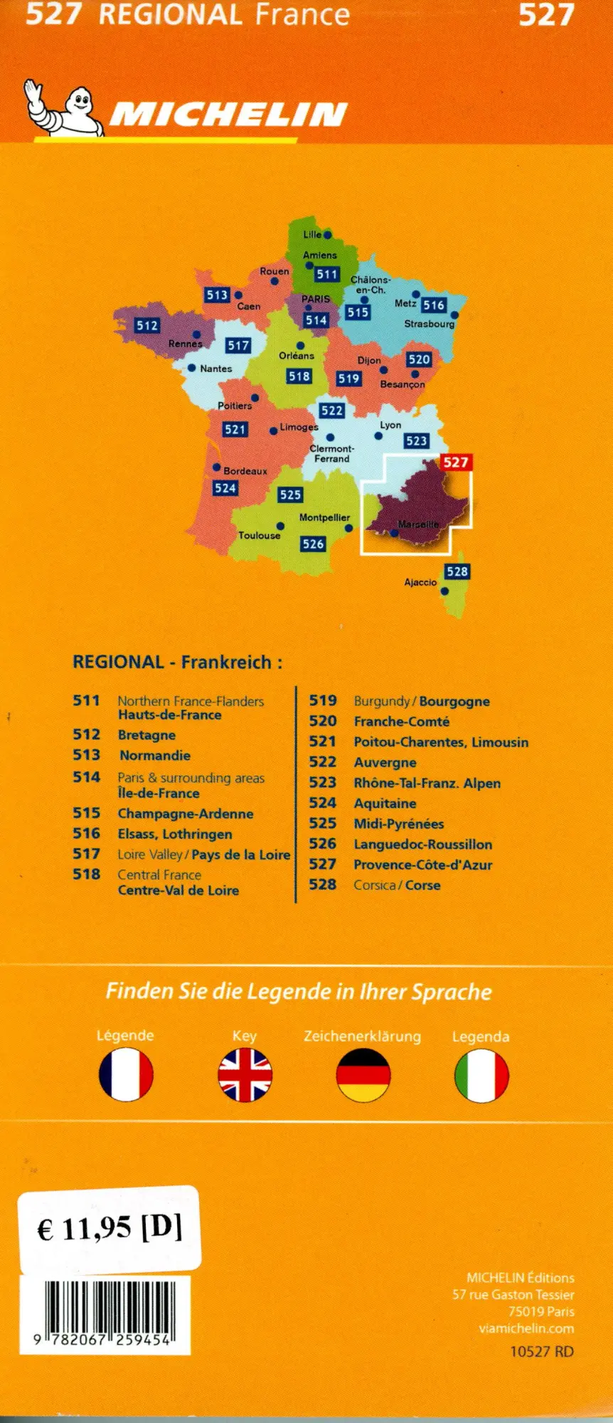 Bild: 9782067259454 | Michelin Provence Cote d'Azur | (Land-)Karte | Michelin-Karten | 2023