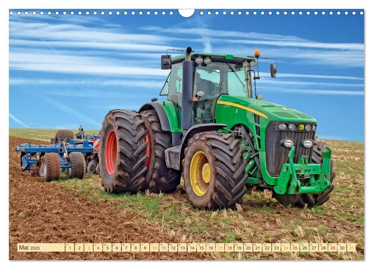 Bild: 9783435299454 | Traktoren - Giganten in der Landwirtschaft (Wandkalender 2025 DIN...