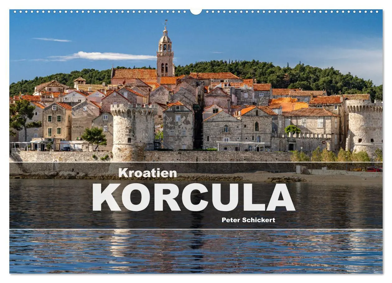 Cover: 9783457389454 | Kroatien - Korcula (Wandkalender 2026 DIN A2 quer), CALVENDO...