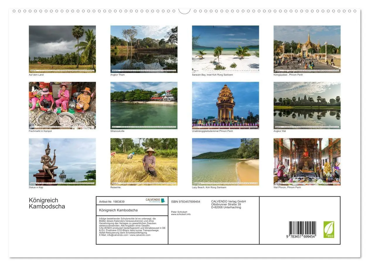Bild: 9783457699454 | Königreich Kambodscha (hochwertiger Premium Wandkalender 2026 DIN...