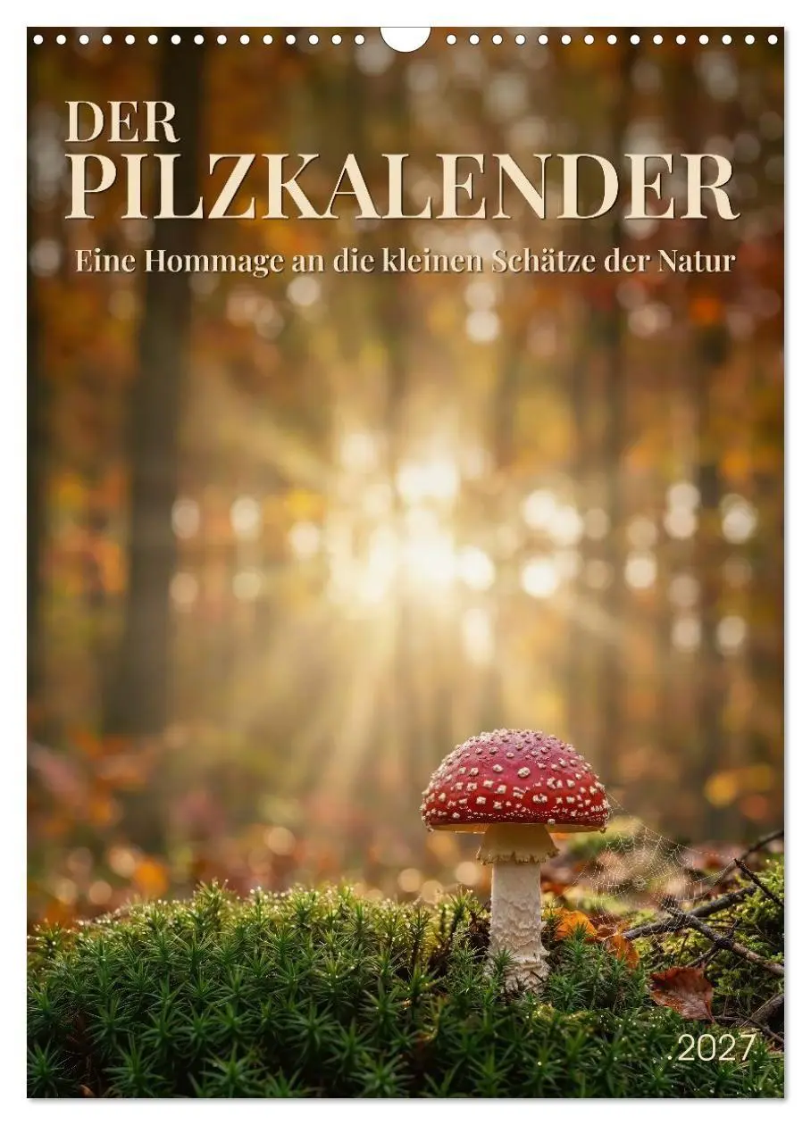 Cover: 9783516789454 | DER PILZKALENDER (Wandkalender 2027 DIN A3 hoch), CALVENDO...