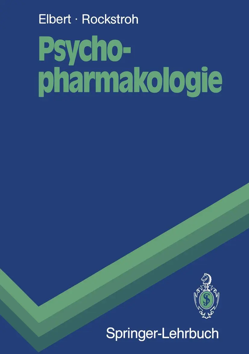 Cover: 9783540519454 | Psychopharmakologie | Thomas Elbert (u. a.) | Taschenbuch | x | 1990