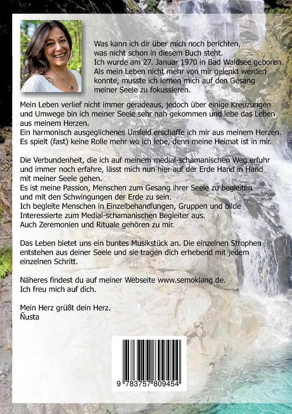 Rückseite: 9783757809454 | "Der Gesang deiner Seele" | Band 1 | Ñusta Angelika | Taschenbuch